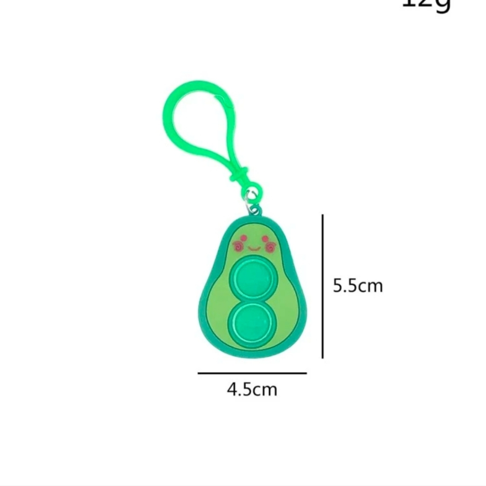 🔮4/$8 Avocado pop-it Keychain